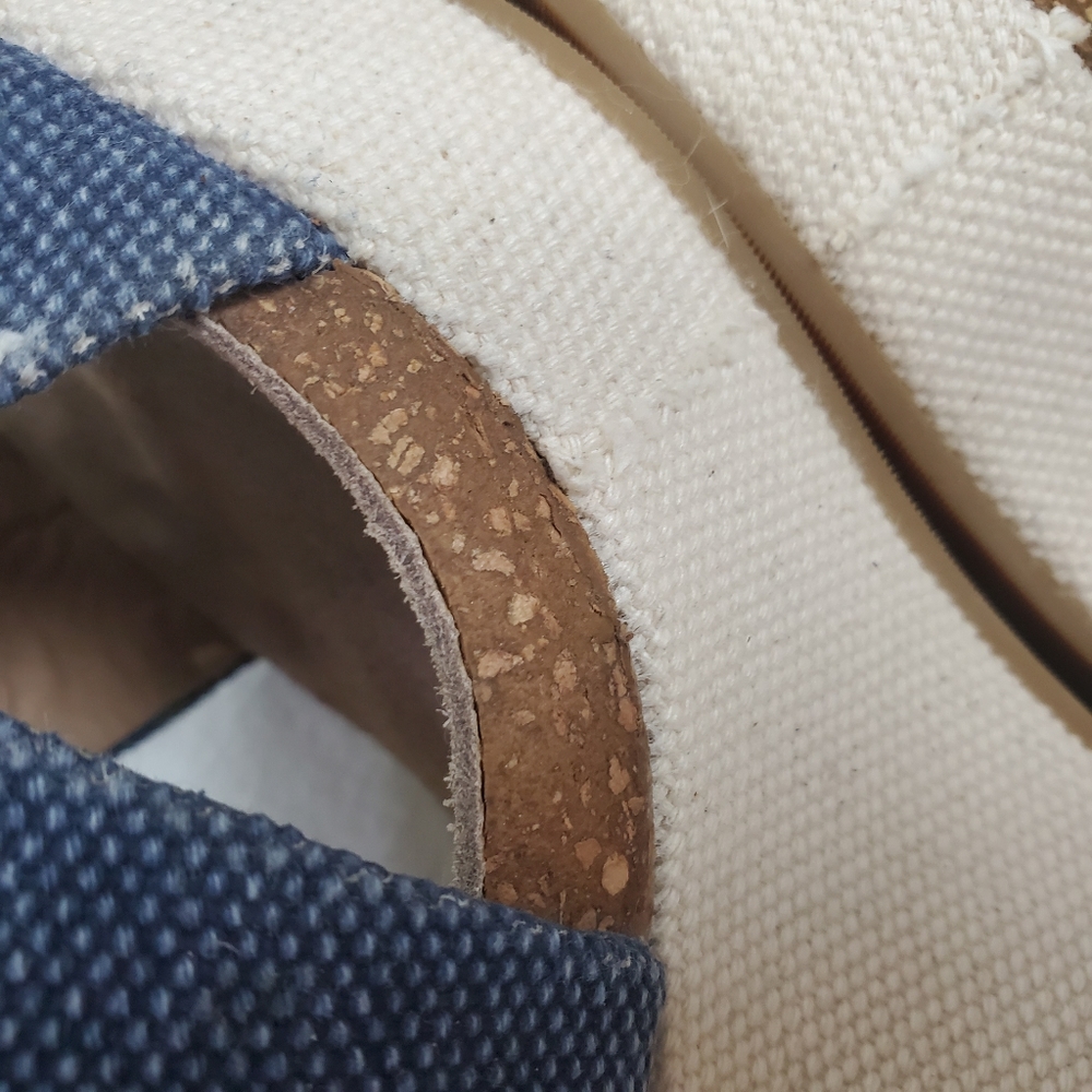 🤪FREE W/purchase! Anthro Splendid canvas wedges - Picture 7 of 8